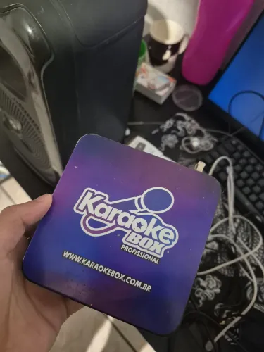 Karaoke completo com 2 microfones