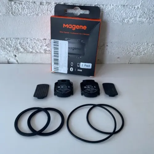 Rf057 - Kit 2 Sensores Velocidade E Cadencia Magene Bluetooth Ant 2 Pack Seminovo
