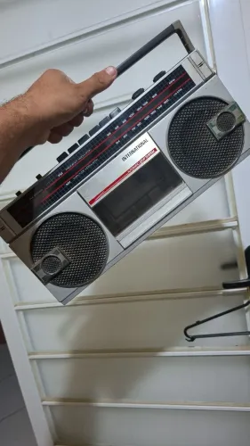 Rádio antiga Vhs vintage estiloso
