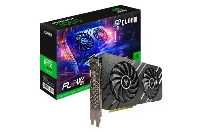 PLACA DE VIDEO NVIDIA GEFORCE RTX3060 - 12GB DDR6 - 192BIT - CLANM   PROMOÇÃO 