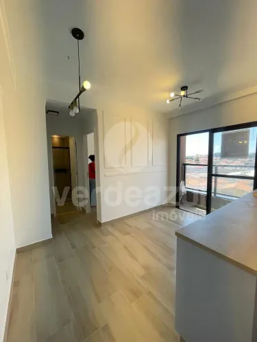 Apartamento com um dormitório novo, no Parque Industrial em Campinas.