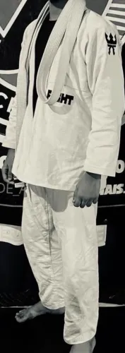Kimono FIGHT Jiu-Jitsu Branco Unissex