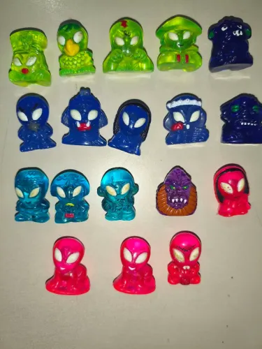 Coleção completa cósmicos fosforescente+ cósmicos coloridos