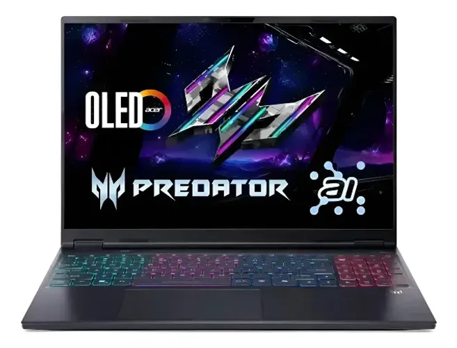 Acer Predator Helio Neo 16s Core 9 Ultra 32 GB Rtx 5070ti 1 TB preto + Capa de Brinde
