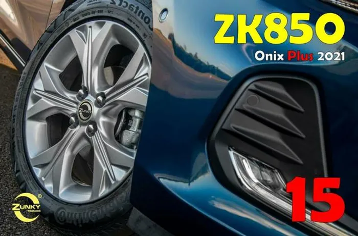 Roda aro 15 GM Onix Plus grafite fosca 4X100 jogo