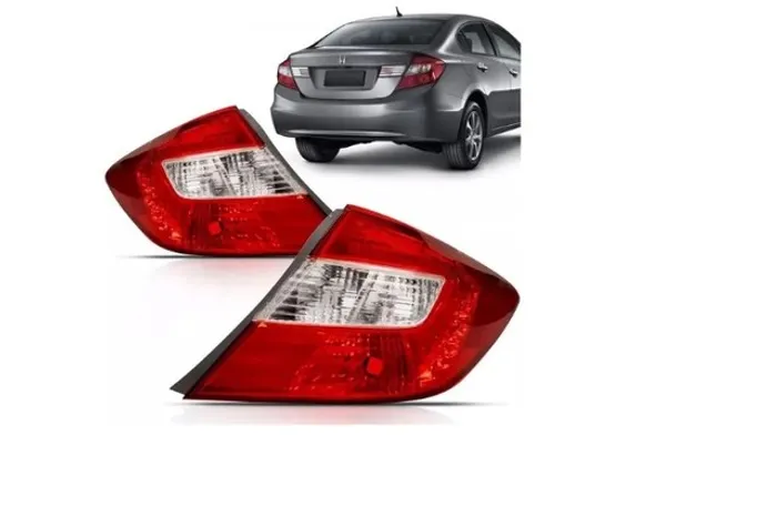 Par Lanterna Honda New Civic 2012 2013 2014 2015 Lateral 
