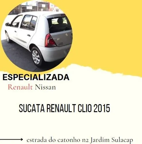 sucata Renault Clio 2015