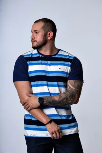 Camisa Listrada Masculina