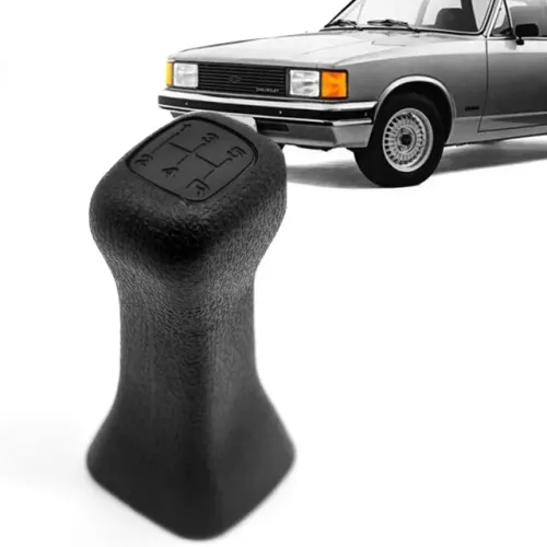 Bola de Câmbio Chevrolet Opala / Caravan 1985 à 1991 5M - Preto Gravado - N400511