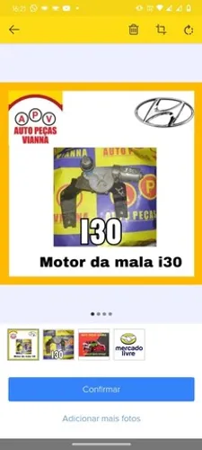 Motor da mala i30