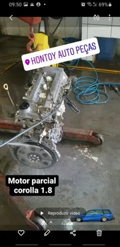 Motor parcial Toyota Corolla 1.8 Flex 2009