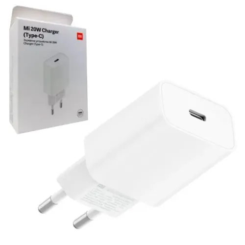  Fonte Turbo 20W Xiaomi Original USB-C | Novo Lacrado | Loja Física 