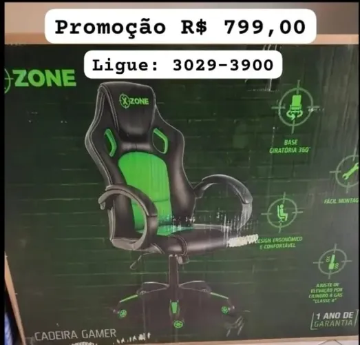 Cadeiras Games novas