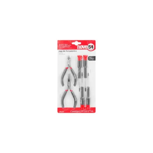Kit Ferramentas 6 Peças Nove 54