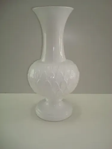 vaso branco de ceramica - peça única - novo