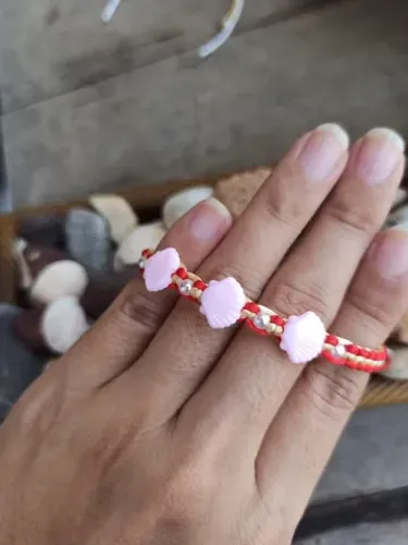 Pulseiras macrame animais marinhos