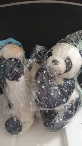 Pelúcia Panda de Pelúcia para Bebês, Macia e Confortável