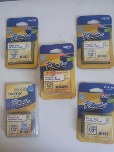 Fita para etiquetadora Brother 
