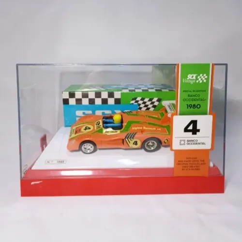 Autorama - Estupendo Alpine Renalut 1980 Banco Ocidental  Autorama Slot Car fabricação SCX