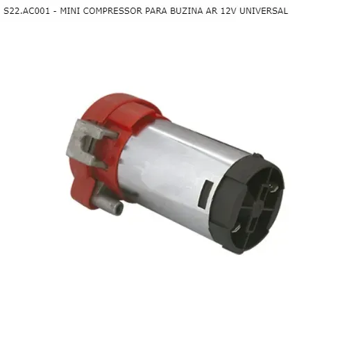 Mini Compressor para Buzina ar 12v Universal