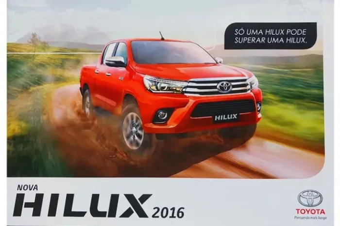 Toyota Hilux 2016 - Catálogo, folder, brochura