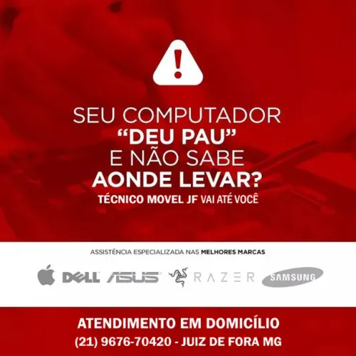 Assistência Técnica em Informática - Computadores, Notebooks, Roteadores e redes