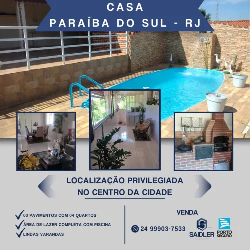 Casa em Paraíba do Sul RJ - Próxima a prefeitura municipal