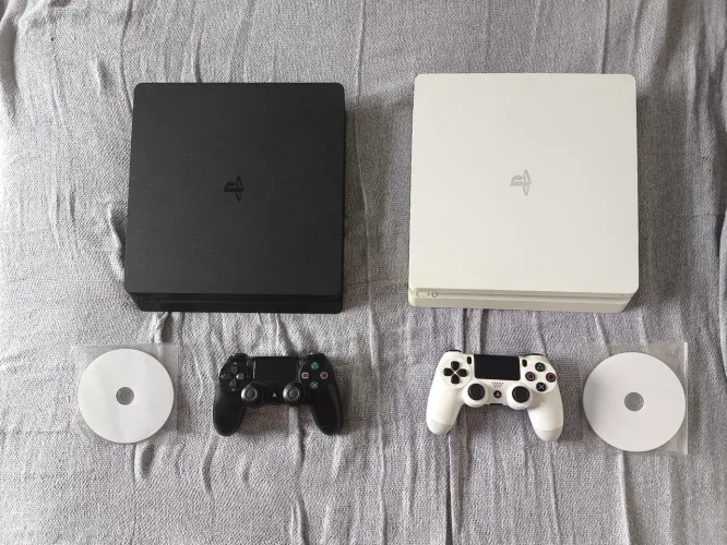 Ps4 Slim Desblq Com Jogos e Garantia pego seu usado na troca