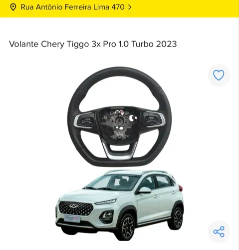 Volante Chery Tiggo 3x Pro 1.0 Turbo 2023