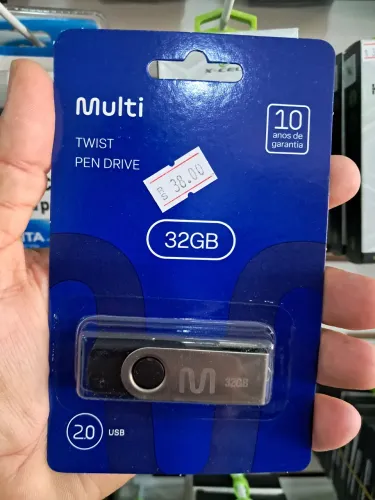 Pen Drive Multi Twist 32GB USB 2.0 - Novo