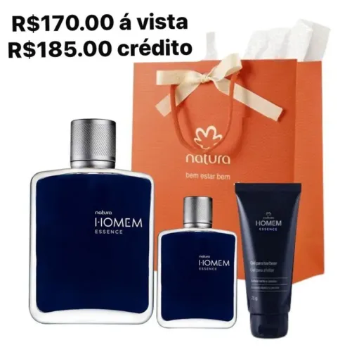 Kit Natura Homem Essence (Perfume + Gel)