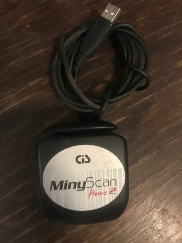 Leitor De Codigo De Barras Minyscan Home 2 Cis Preto