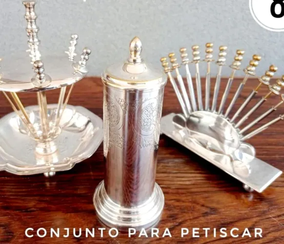 Kit 3, Petiscaria em Prata 90