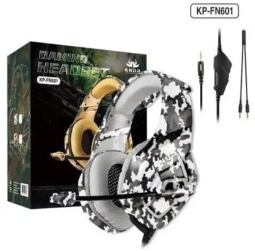 Fone de Ouvido Headset Gamer Knup KP-FN601 para PC e etc
