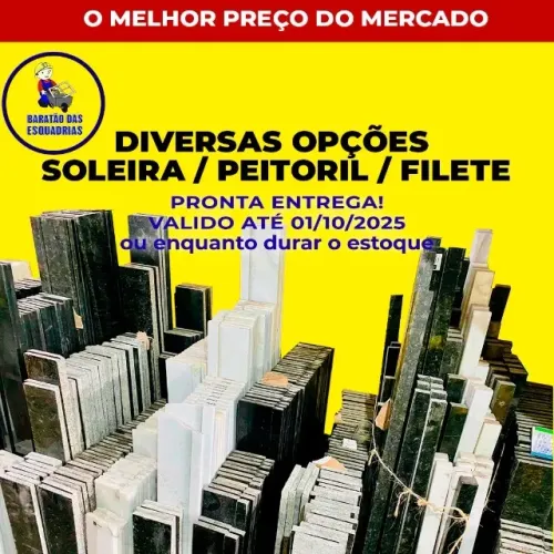 DIVERSAS OPÇÕES SOLEIRA / PEITORIL / FILETE