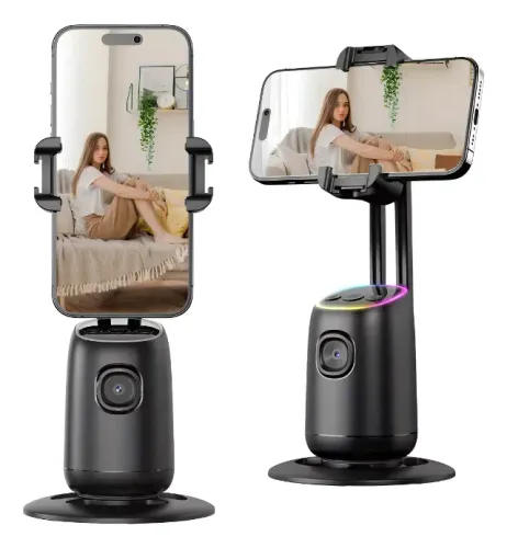 Suporte Gimbal Celular Estabilizador Rastreador Facial 360°