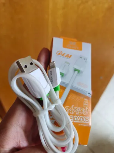 Cabo USB para Iphone Celular - Carga Rápida