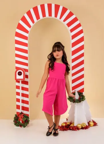 Macacão Rosa Infantil - Conforto e Estilo!
