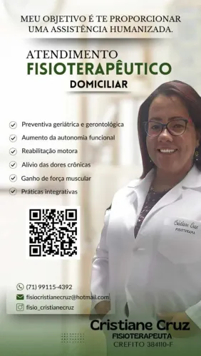 Atendimento domiciliar fisioterapêutico humanizado.