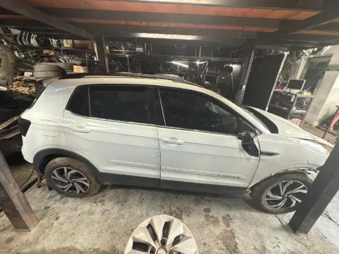 Sucata T-Cross 1.0 TSI Automática 2022 para retirada de peças  