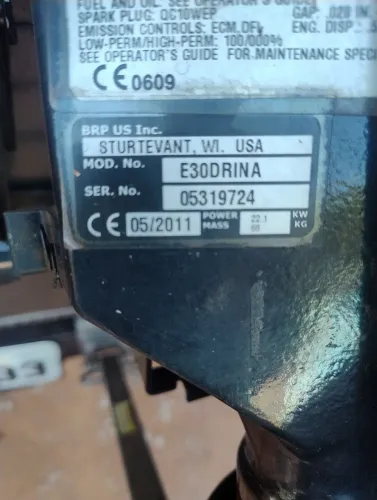 Motor de polpa EVINRUDE ETEC 30 hp