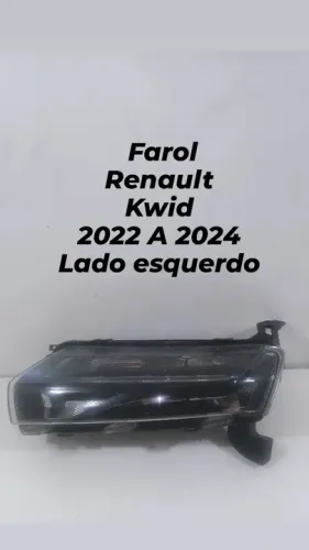 Farol Renault Kwid 2022 a 2024 lado esquerdo original