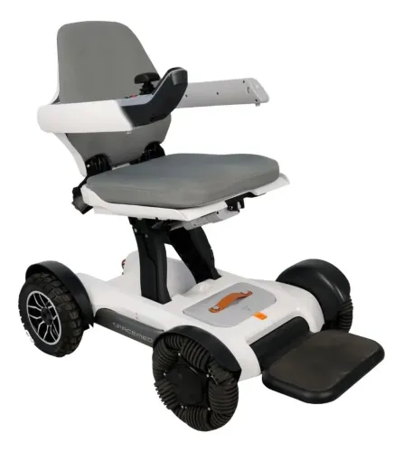 Cadeira de Rodas Motorizada Elétrica da Spacemed Robótica e Dobrável Smart.