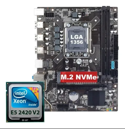 Placa Mãe LGA 1356 para Servidor ou Gamer- Intel Xeon E5 2450 V2
