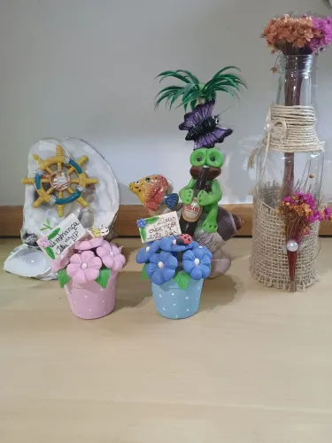 Decoração lote sapinho vasinho 
