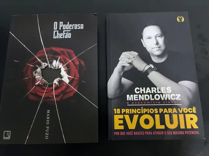Livros: O poderoso Chefão /18 princípios para você evoluir