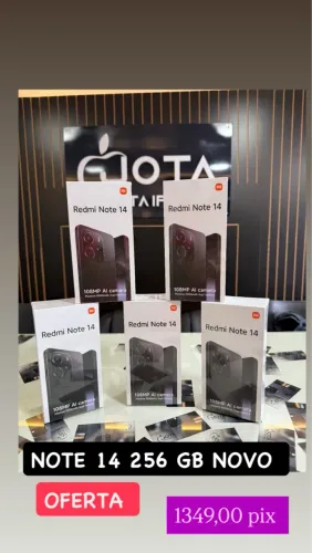 Xiaomi Redmi Note 14 256 gb melhor preço de Sorocaba 