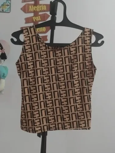 Top Feminino Estampado - P