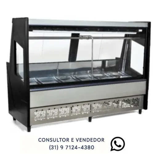 Balcão de Açougue 3M Preto Polar 220v