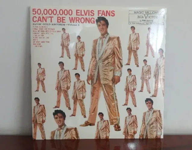 Disco de vinil Elvis Presley Novo lacrado - 50.000.000 fans can't be wrong